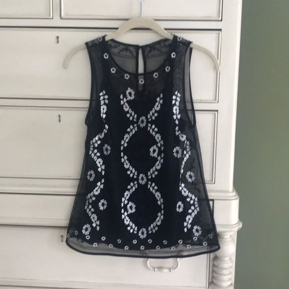 White House Black Market Tops - White House Black Market Sheer top. Size XXS